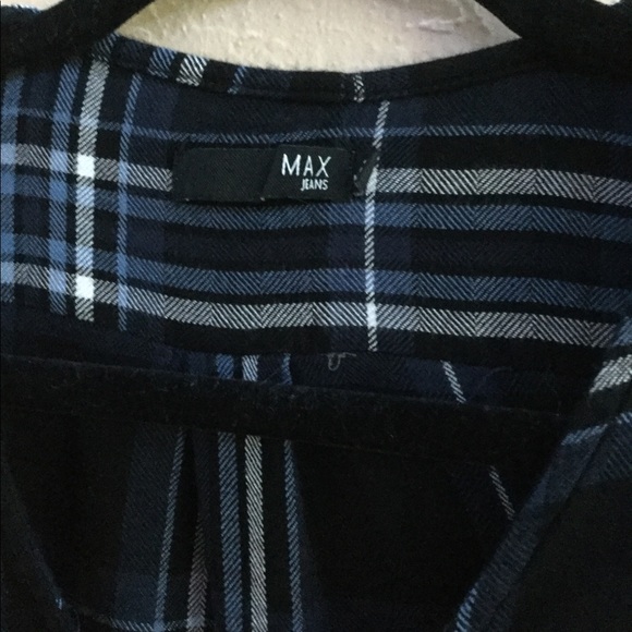 Max Jeans- plaid long sleeved blouse - Picture 4 of 4